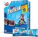 CLIF KID ZBAR - Proteiini Granola Bars - Evästeet ja Creme Flavor - Ei-GMO - Lounaslaatikko Välipalat (1,27 Ounce Energy Bars, 10 Count)