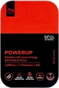 Soul Strips Power Up - workout + Energy Oral Strips kofeiini, L-Theanine, B12-vitamiini, Mansikka maku, parantaa aineenvaihduntaa, nopea absorb, päivittäinen käyttö, nolla sokeria, vegaaninen, 30 nauhat pakkaus