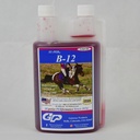 Su-PER B-12 Energy Horse Supplement - Hevosen vitamiinit B-12 & B-9 Foolihappo tuki neste - Punainen verisolu tuotanto & kestävyys tuki Peak Performance - Quart, (2 Pack)