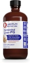 QNL Fermented Liver-PG - Vegan Liver Aid Supplement - Sisältää Organic Turmeric & Milk Thistle - Maksa tuki täydentää naisten ja miesten - 8 fl oz