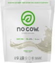 No Cow Vegan Protein Powder, Puhdas, 26g Kasvipohjainen proteiini, kierrätettävä laukku, maitotuotteeton, soijaton, Ei sokeria lisätty, Keto ystävällinen, Gluteeniton, Luonnollisesti makeutettu, Ei GMO, Kosher, 1,74 punta