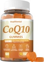 1 pakkaus 500MG Coq10 Gummies - 3X Better Absorptio, Plus Omega-3, Magnesium, B3-vitamiini ja sinkki - Coenzyme Q10 lisäravinteet sydämen terveys, soluihin energia & antioksidantti, vegaaninen, 60 kreiviä