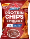 Atkins Chipotle BBQ Protein Chips, 4g Net Carbs, 13g Protein, Gluteeniton, Alhainen Glycemic, Keto Friendly, 12 kreivi