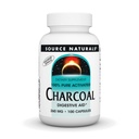 Source Naturals Charcoal - 100% Pure Active, Dgestive Aid - 100 kapselia