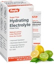 Rugby Sugar-free Hydrating Electrolyte Powder Packs - Drink Mix Powder Packets 5 vitamiinia - Parannettu nesteytys - Natural Sitruuna-Lime Flavor - 10 Stick Packs - 0,45 Oz Each (1 pakkaus)