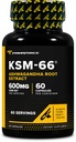 Primaforce KSM-66 Ashwagandha juuriuute (600 mg) 60 Kasviskapselia - 5% Withanolides with BioPerine