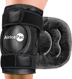Ice Pack for Knee Pain Relief, Reusable Gel Ice Wrap for Invaries, Turvotus, Polven korvauskirurgia, Cold Compress Therapy for Artriitti, Meniscus kyynel ja ACL, musta