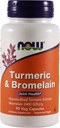 Now Foods - Turmeric & bromeerain Joint Health - 90 kasvissyöjäkapselia