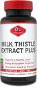 Olympian Labs Milk Thistle Extract Plus Entsyymit, antioksidantit, Maksan terveyden tukeminen, 60 kasvissyöjä Caps