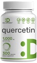 Quercetin 1000 mg per tarjoilu, 300 kapselia ... terveet immuunisupportin lisäravinteet, hyvät biosaatavana olevat flavonoidit, luonnon antioksidantti ...