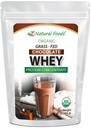 Organic Chocolate Whey Protein Powder Concentration - Grass Fed & Raised in USA - Non GMO, Gluteeniton & denaturoimaton - Ei sokeria lisätty, makeutettu Stevia - Ei hormoneja tai antibiootteja - 1 kg