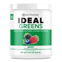 NutraOne Ideal Greens Antioksidantti ja ravitseva-rikas Superfood Greens Powder Supplement Berry- 30 Tarjoilut