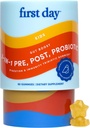 ENSIMMÄINEN PÄIVÄ Lapset 3-in-1 Probiootti Gummies ... Prebiootti + Probiootti + Postbiootti Supplement... Tuet digestiivinen ja suun terveys, immuunitoiminta ja energiatasot 30 päivän toimitus