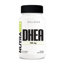 NutraBio DHEA täydennysosa miehille ja naisille - DHEA (100 mg) 60 kapselia