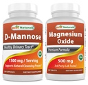 Best Naturals D- Mannose 1500 mg & Magnesiumoksidi 500 mg
