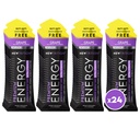 NewTrition® Extra Strength Energy Shots, 250 mg kofeiini energia laukausta B-vitamiinia ja Aminohappoja, sokerivapaa energia Shot, 1,7 fl oz (pakkaus 24, viinirypäle)
