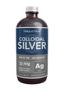 Bioaktiivinen kolloidinen hopea - 8 oz, lasipullo, vegaaninen, turvallinen annos korkein tehokkuus - Nano ionit, 30 PPM - Immuuni tuki (48 Servings)