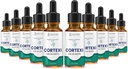 (10 pakkaus) Cortexi korvat Cortexi terve tärykalvo öljy tukee Terve korvat Premium sekoitus Essential Oils 10 pullot