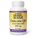 Luonnollinen tekijät Coenzyme Q10 - Antioksidantti Tuki täydentää Tukee Cellular Energy Production - Parempaa imeytymistä Aids Terve sydän toiminta - 200 mg, 60 Softgels (60 Servings)
