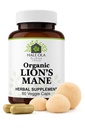 Lions Mane Supplement kapselit - ei-GMO & Kosher Certified Lions Mane Mushroom kapseli kognitiivisen toiminnan, hermojen terveys, aivojen solujen kasvu, parantaa keskittyä & muisti - 60 kapselia