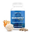Paleovalley NeuroEffect - Neuro Mushroom Coffee Nutritional Supplement for Focus, Memory, and Energy Support - 28 päivän toimitus - 8 Full Spectrum Mushroom ja koko kahvin hedelmäuutteet