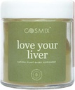 cosmix Love Your Liver, Vieroitus maksan ja munuaisten, puhdistaa veren, vähentää tulehtumista, Bhumi Amalaki, Maito Thistle, Turmeeric, 60G - tekee jopa 40 tarjoilua, kasvi-pohjainen Superfood Blend