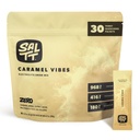 SALTT Elektrolyytit Powder Makujuoma Mix - Caramel Vibes - 30 Hydraation Packets - Magnesium, Kalium, Natrium, Trace Minerals - Zero Sugar & Gluteenittomat - Matkustaa Essentials