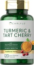 Carlyle Turmeric ja Tart Cherry kapselit ... 120 Count ...