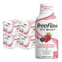 Freeflow Fit Energy Shots, Strawberry Burst, Natural Kofeiini Boost L-theanine, Ginseng, Vitamiinit, Prebiootit, Electrolyyttejä (24 Count, 2oz Shots)