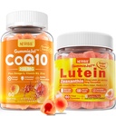 NEVISS Sokeriton CoQ10 Gummies 60 Count + Lutein Gummies 60 Count