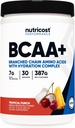 Nutricost BCAA + Hydration Powder (Tropical Punch) 30 Tarjoilut - Haaraketju Aminohapot Hydraation Complex - Gluteeniton, ei GMO
