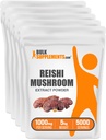 BulkSuplements.com Reishi Mushroom Extract Powder - Reishi Mushroom Powder, Supplement for Overall Well-Being - Gluteeniton, 1g per Serving, 1kg (Pack of 5) (11 lbs)