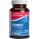E-vitamiini 400 IU Softgels - Clinical Formula Natural Vitam E Supplement Complex d-Alpha Tokoferoli & Mixed tokoferolit hiusten iholle ja kynnet Plus antioksidantti immuuni tuki - 90 tarjoilut