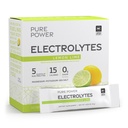 Tohtori Mercola Pure Power Electrolytes - Tukee Hydraation & Lihastoiminto - Magnesiumin ja kaliumin sekoitus - 0 g sokeria per tarjoilu - sitruunan lime - 30 Packets