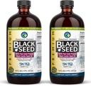 Amazing Yrtit Premium Black Seed Oil - Gluteeniton, Ei GMO, Cold Pressed Nigella Sativa Aids in Dgestive Health, Immuno tuki, aivojen toiminta, yhteinen liikkuvuus - 16 Fl Oz (paketti 2)