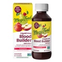 MegaFood Blood Builder Liquid Iron Supplement naisille, miehille ja lapsille, Kliinisesti Näytetään nostaa rautatasoja ilman ummetus, Vegaani, 7,7 Fl Oz (23 Servings)