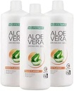 LR Lifetakt Aloe Vera Juomageeli Peach Flavour Health Care Naiset Juo Joka päivä Luonnollinen hoito Setti 3-1000 ml.