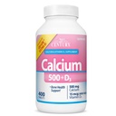 2000-luvun vitamiinit Kalsium 500 Plus Extra D Caplets, 400