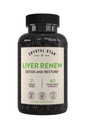 Crystal Star Liver Renew, 60 kapselia, Herbal Liver Cleanse Supplement, joka tukee normaalia maksan toimintaa ja edistää toksiinin vapautuminen - Milk Thistle, ei-GMO