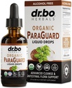 ParaGuard Cleanse Liquid Organic Detox - Organic Intestinal Guard Formula Supplement for Humans Black Walnut Wormwood Clove & Oregano Tincture - Natural Herbal Intestine Body Gut Cleanser 2 oz