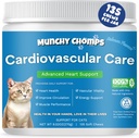 Cardio Chews for Cats - Advanced Kardiovascular Care - Heart Health & Circulation Support kanssa lohiöljy, Tauriini, CoQ10 & More - Feline Supplement for Optimal Sydämen toiminta (Salmon)