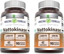 Hämmästyttävä Formula Nattokinaasi Ravintolisä 100 mg Kasviskapselit Lisäravinteet 