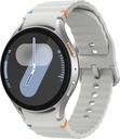 Samsung Galaxy Watch 7 44mm LTE AI Smartwatch w/Energy Score, Wellness Vinkkejä, Heart Rate Tracking, Uni Monitor, Fitness Tracker, 2024, Silver [US Version, 1Yr valmistajan takuu]