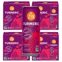 Zyn Turmeric Wellness Drink (24 pakkaus), Granaattiomena Karpalomakuinen kurkuma Juo mustan paprikan kanssa, ei lisättyä sokeria, vähähiilinen ja vähäkalorinen juoma, puhdas vaihtoehto