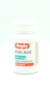 Rugby Laboratories Folic Acid 400 mikrog B9-vitamiini Folaatti Päivittäinen ravintolisä Gluteenittomat tuet Kardiovaskulaarinen terveys 100 tablettia vain aikuisille (pakkaus 1)