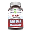 Hämmästyttävä Formula Niacin(Vitamin B3) 250 mg 180 kapselin täydennysosa 