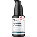 Designs for Health Liposomal D Supreme D-vitamiini Liquid - 2500 IU D3-vitamiini + K-vitamiini (K1 + K2) - Liposomes for Superior Absorption - non-GMO-supplement (100 Servings / 1,70)