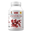 ANDREW LESSMAN B12 500 180 kapselia - absorptiosuojattu metyylikobalamiini (luonnollinen Coenzyme B12), välttämätön energia- ja stressituki, Plus B-komplex, helppo niellä kapselit