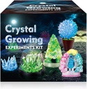 UNGLINGA Crystal Growing Experiment Science Kits lapsille, S.T.E.M. Projektit Oppimisvälineet Lahjat Idea pojille Tytöt, Kasvata 5 Vibrant Crystals Making Kit