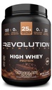 Revolution Nutrition, High Whey, Protein Powder 2LB, Whey Isolate, Gluteeniton, Lean Muscle Mass for Men & Women, 25g Protein Per Scoop, 908 g, 24 Tarjoilut (suklaakakku, 2 punta)